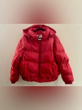 Canada Weather Gear Super Triple Goose Red Puffer Jacket Women’s XL Hooded